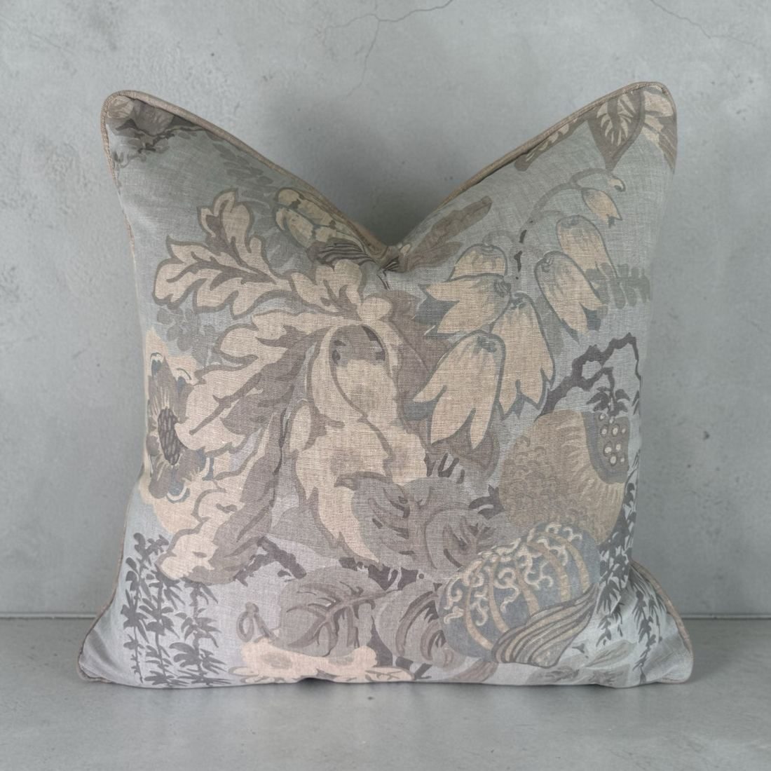 Fairbanks Anna French floral linen pillow product shot