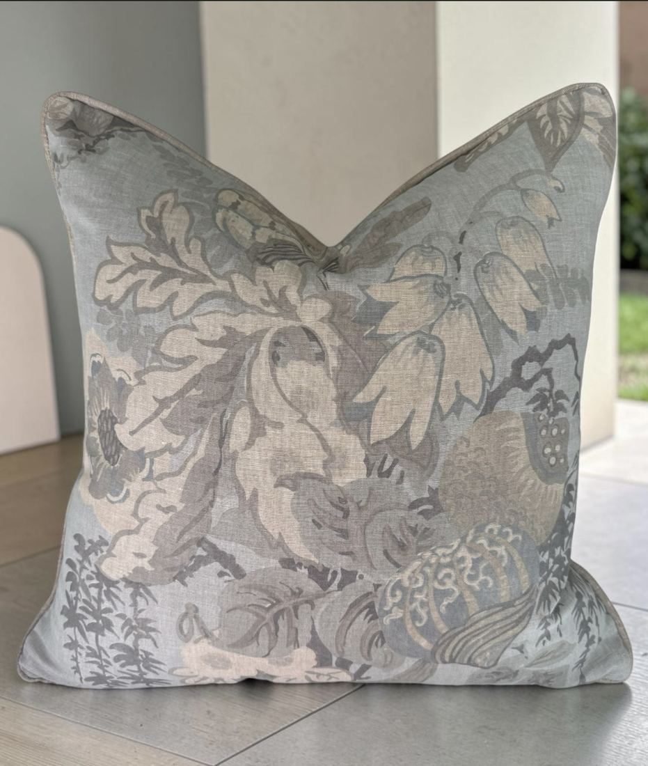 Fairbanks floral pillow styled by column