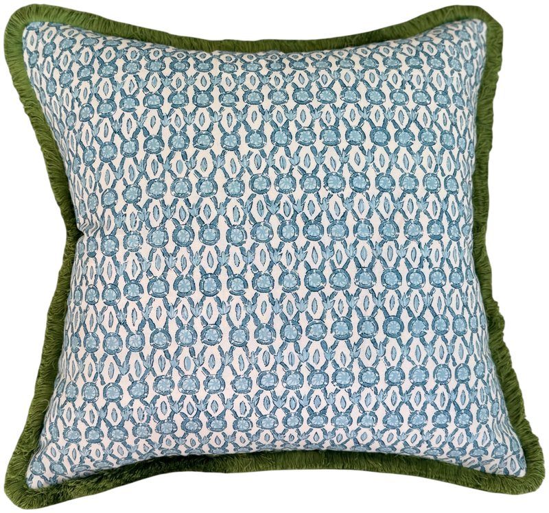 Blue Medallion pillow