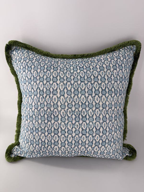 Blue Medallion pillow